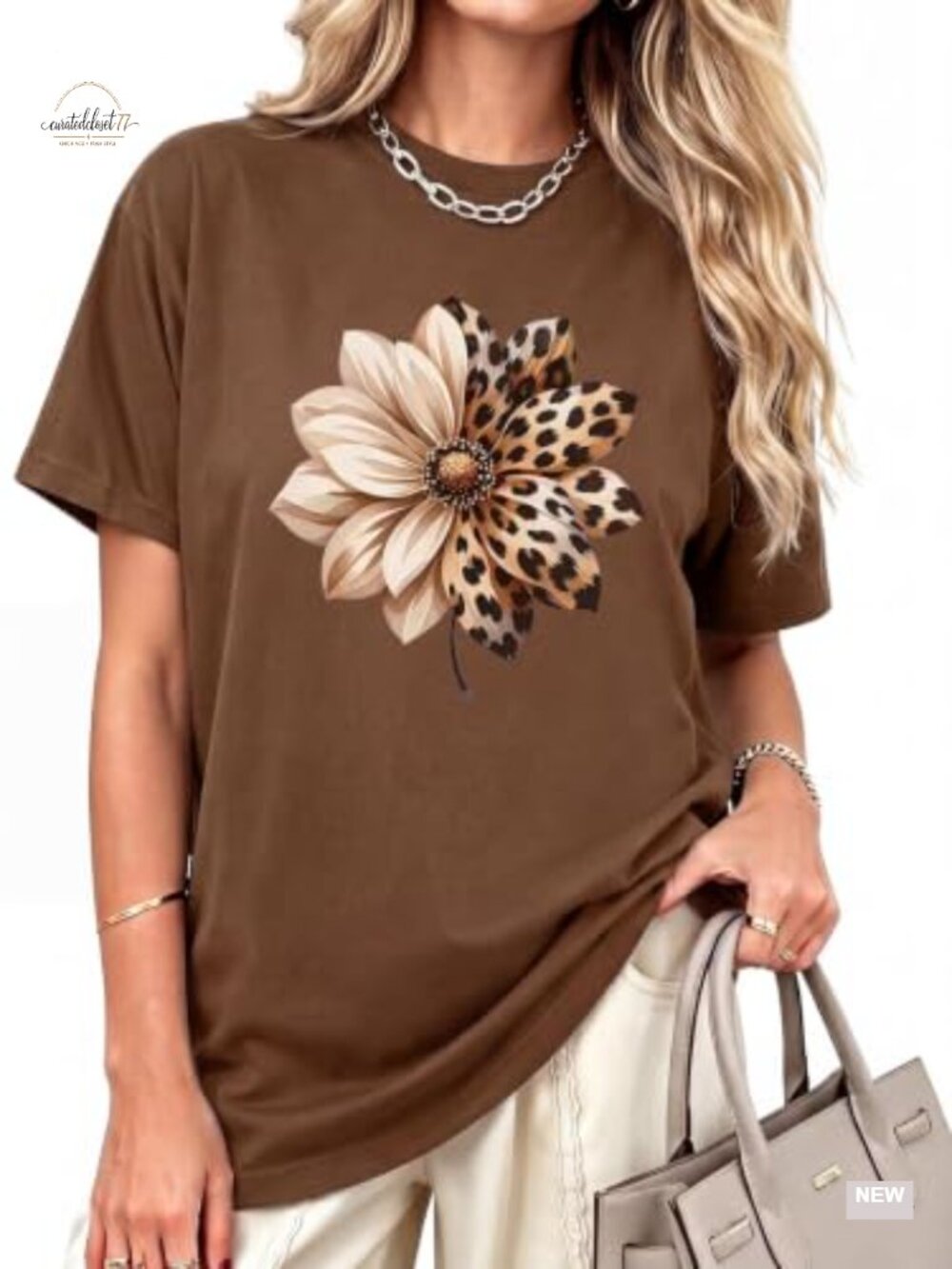 Oversized Vintage Graphic Tee for Women Cotton Blend Crew Neck Short Sleeve